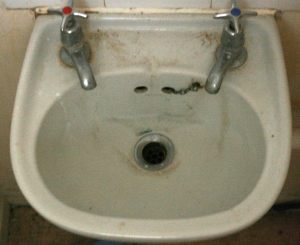 A typical sink in UK