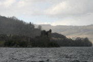 Snowing at the Loch Ness